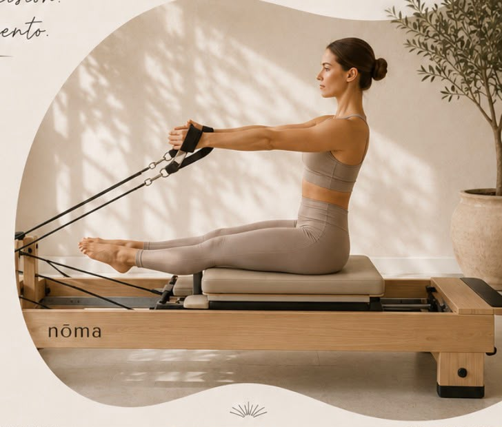 Práctica de Pilates Reformer en nōma
